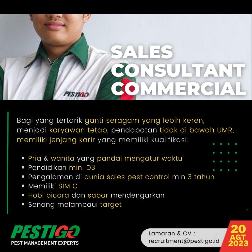 Lowongan Pekerjaan Sales Commercial