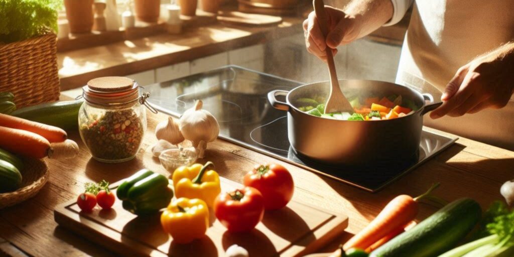 orang sedang memasak